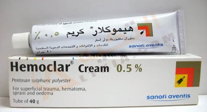 هيموكلار كريم Hemoclar لعلاج الكدمات